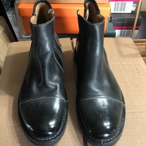 Florsheim sz 12 black leather boots